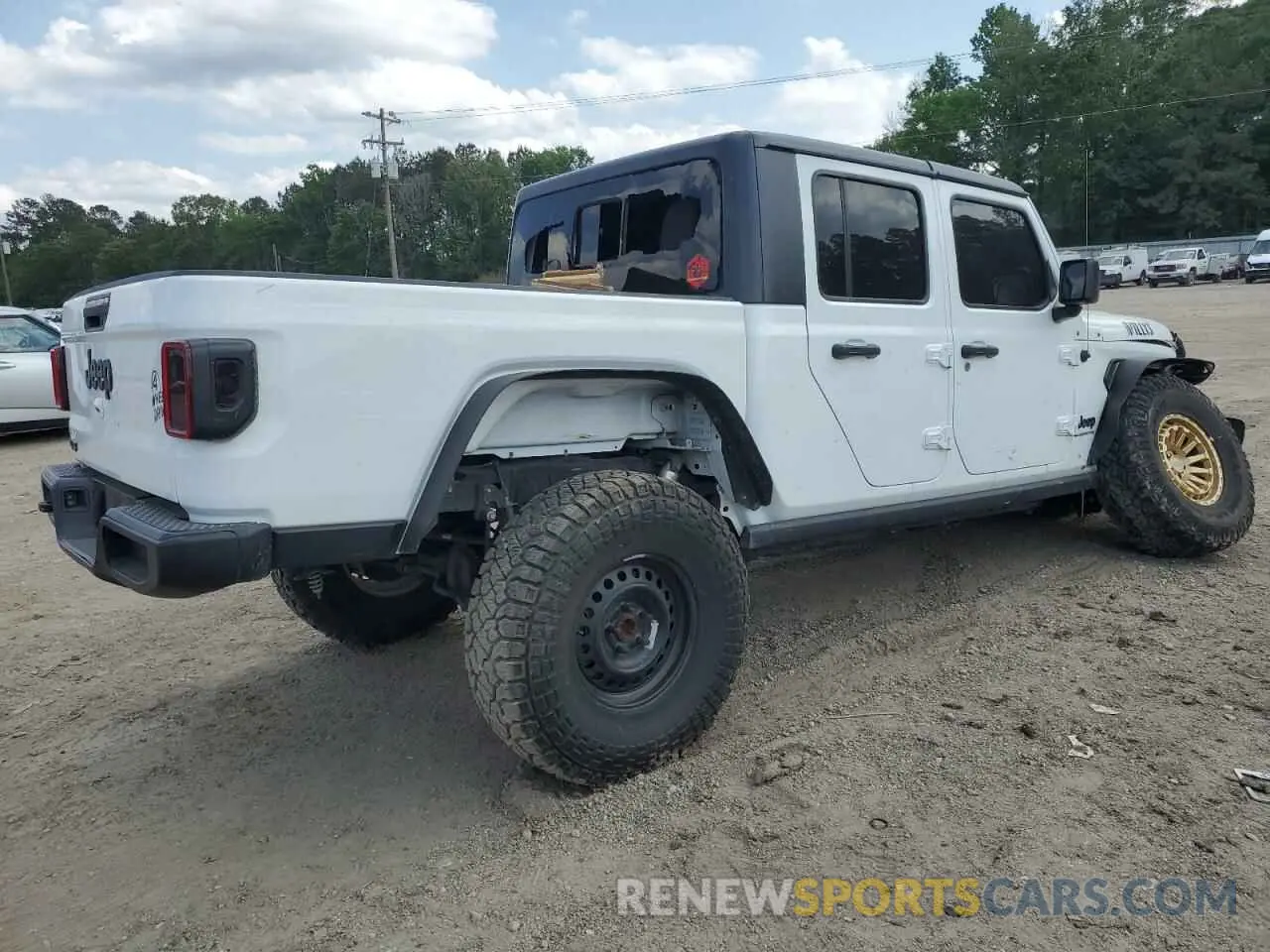 3 fotografías del automóvil dañado 1C6HJTAG3NL108428 JEEP GLADIATOR 2022