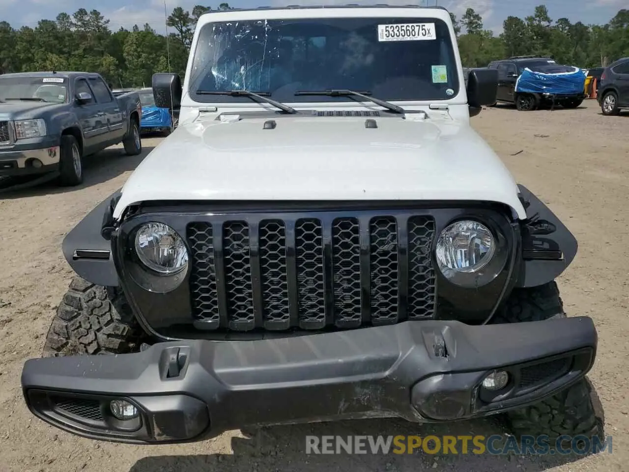 5 fotografías del automóvil dañado 1C6HJTAG3NL108428 JEEP GLADIATOR 2022