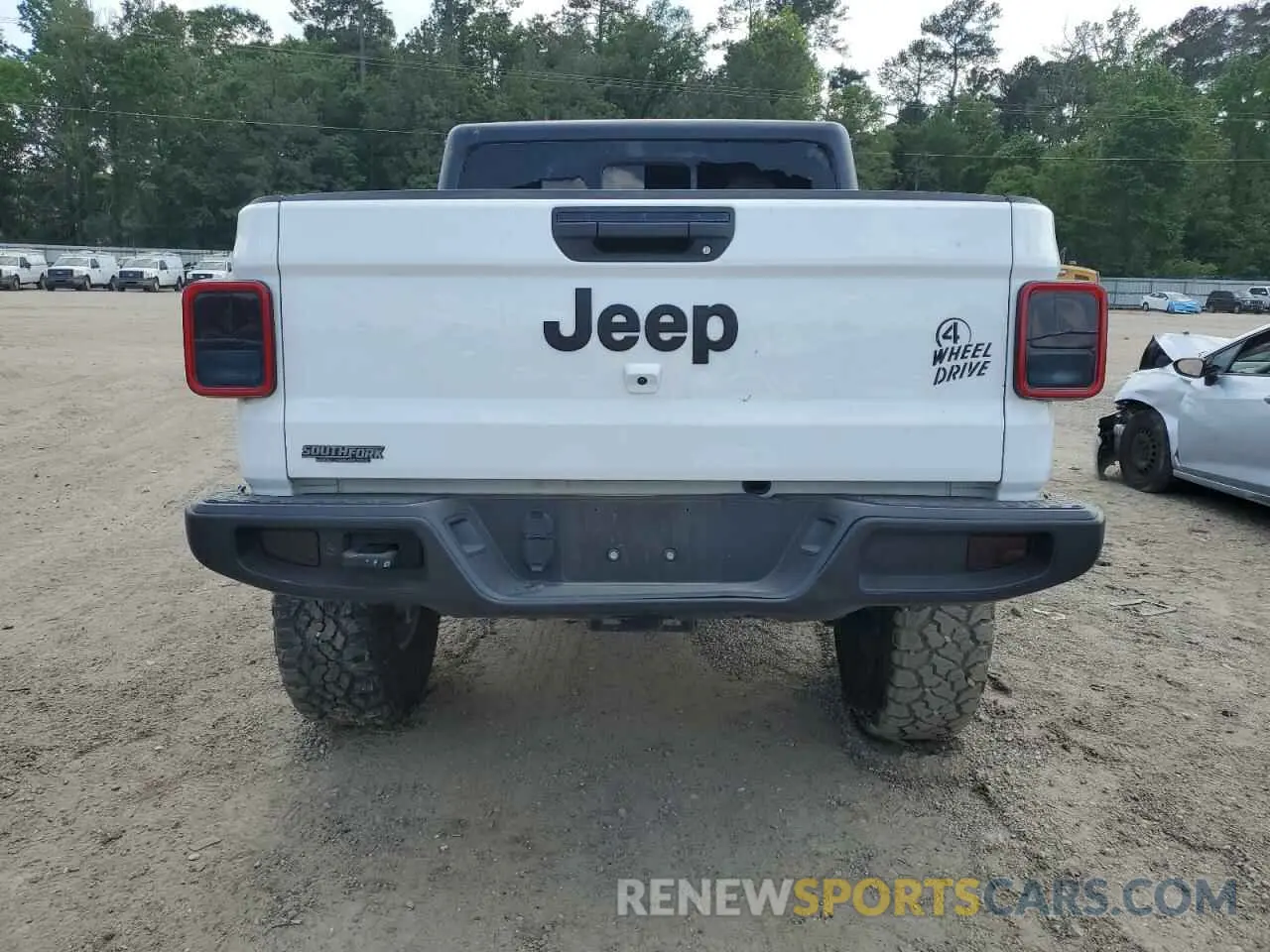 6 fotografías del automóvil dañado 1C6HJTAG3NL108428 JEEP GLADIATOR 2022