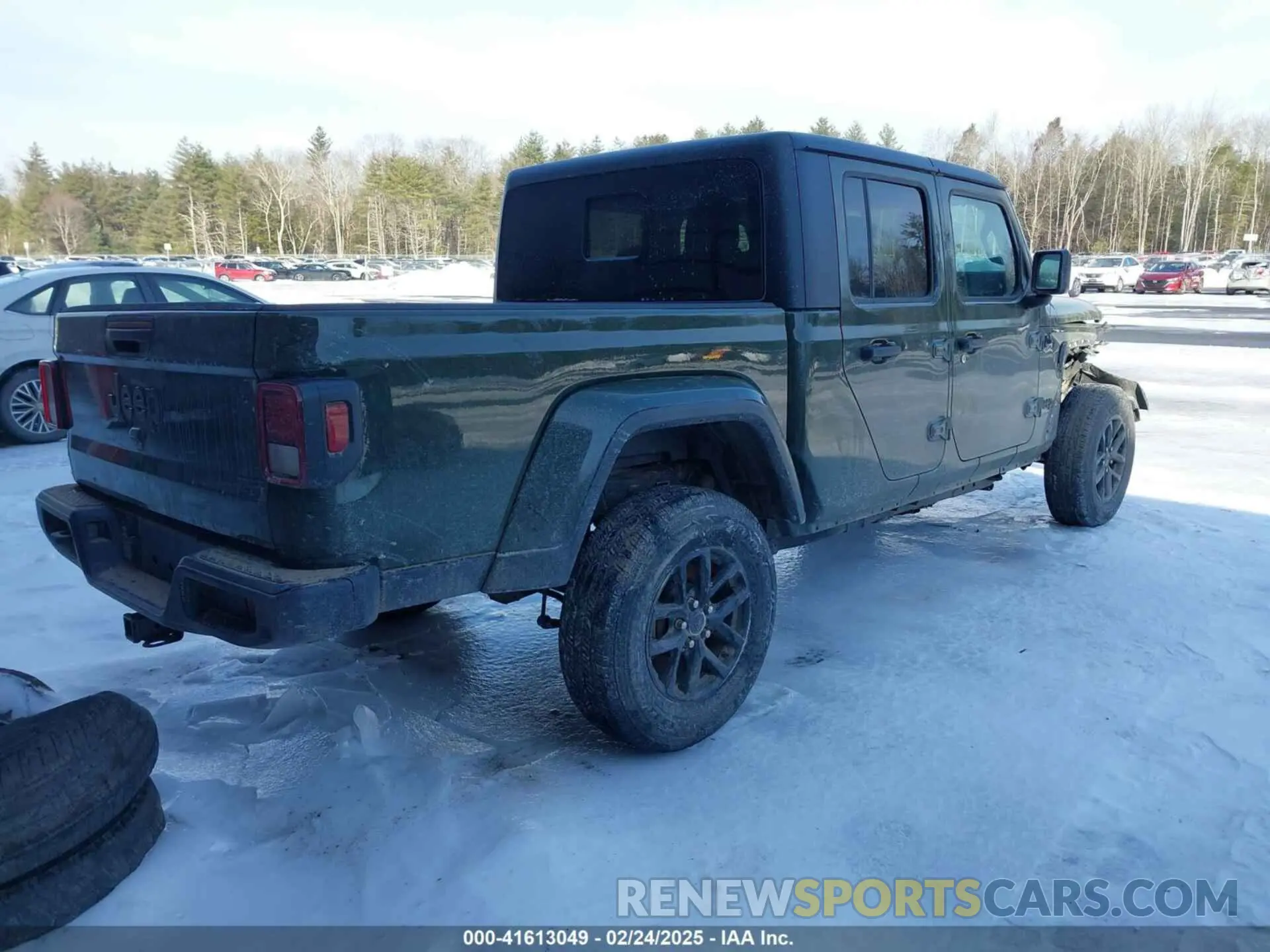 4 fotografías del automóvil dañado 1C6HJTAG3NL137816 JEEP GLADIATOR 2022
