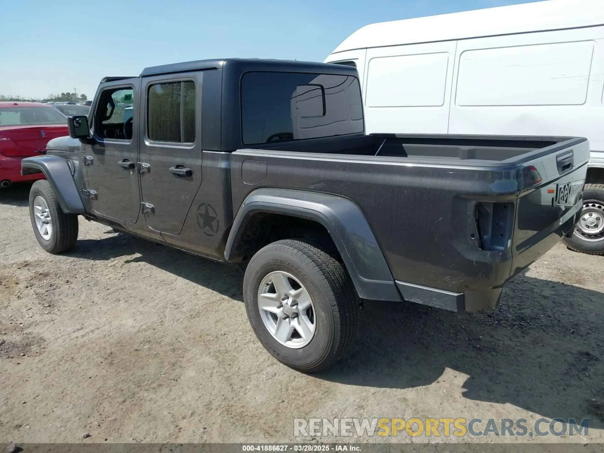 3 fotografías del automóvil dañado 1C6HJTAG4NL168041 JEEP GLADIATOR 2022