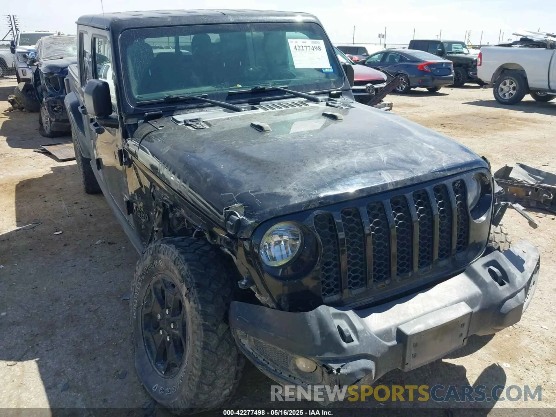 1 fotografías del automóvil dañado 1C6HJTAG5NL122301 JEEP GLADIATOR 2022