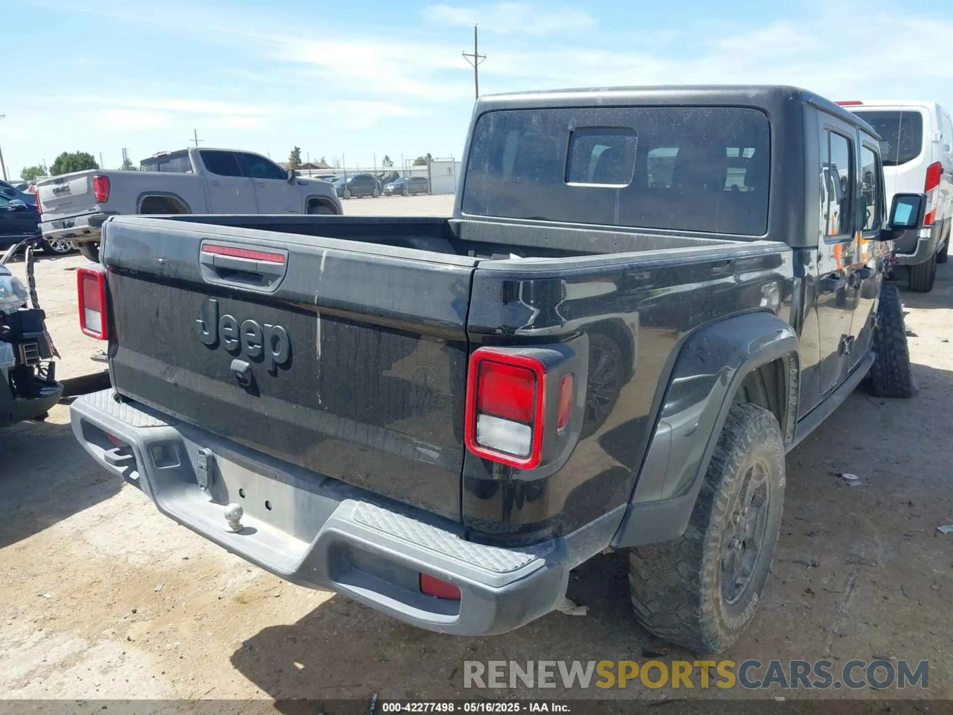 4 fotografías del automóvil dañado 1C6HJTAG5NL122301 JEEP GLADIATOR 2022