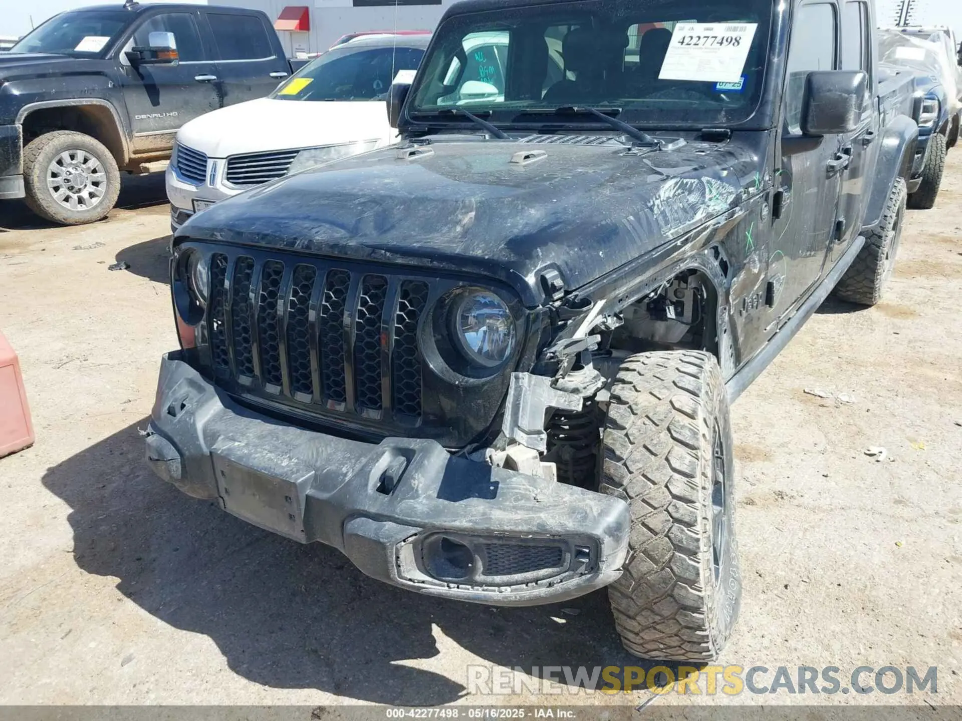 6 fotografías del automóvil dañado 1C6HJTAG5NL122301 JEEP GLADIATOR 2022