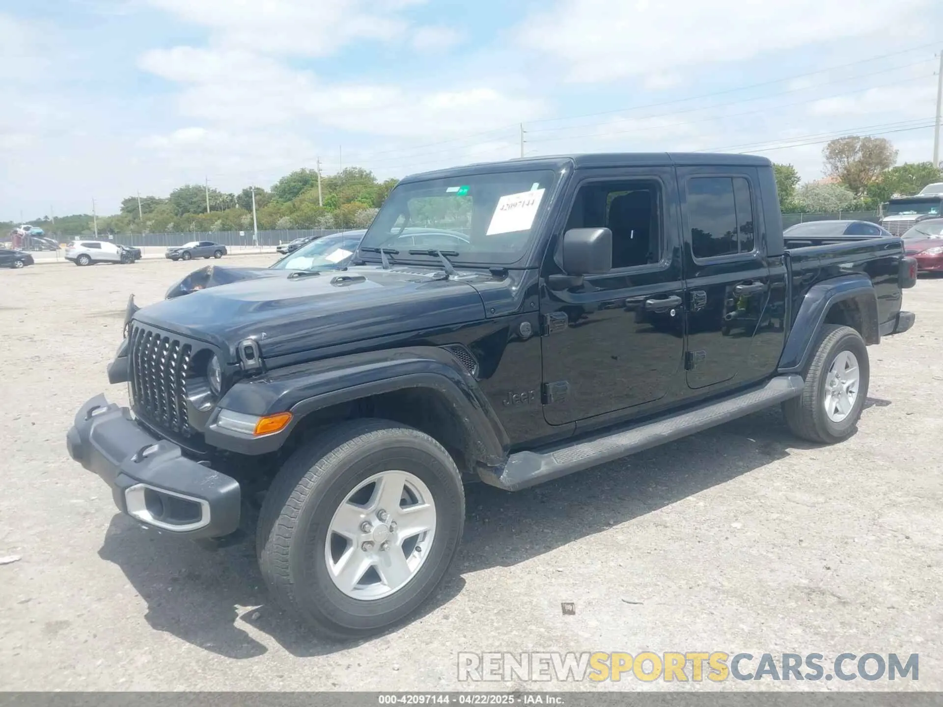 2 fotografías del automóvil dañado 1C6HJTAG7NL161701 JEEP GLADIATOR 2022