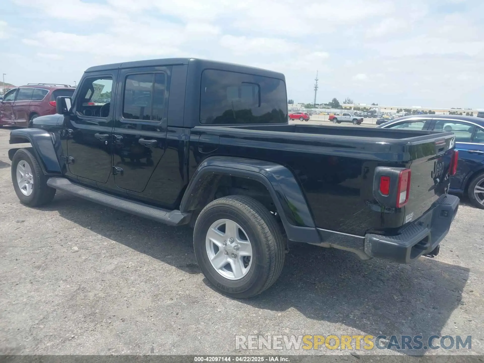 3 fotografías del automóvil dañado 1C6HJTAG7NL161701 JEEP GLADIATOR 2022