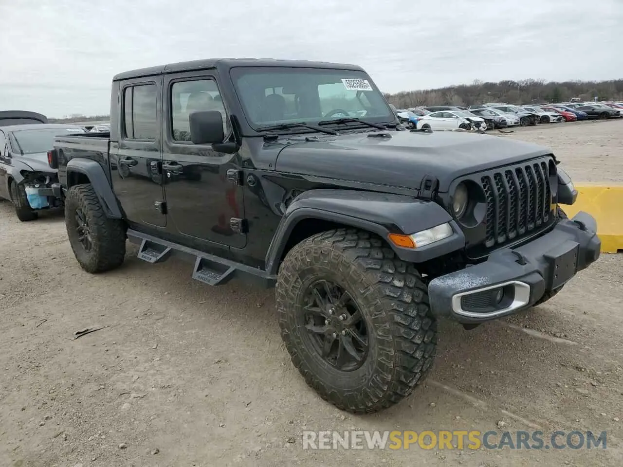 4 fotografías del automóvil dañado 1C6HJTAG8NL125550 JEEP GLADIATOR 2022