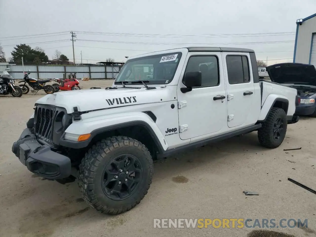 1 fotografías del automóvil dañado 1C6HJTAG8NL174800 JEEP GLADIATOR 2022