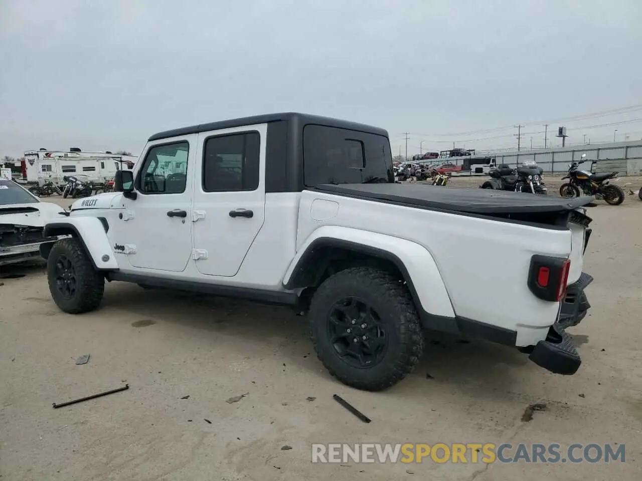 2 fotografías del automóvil dañado 1C6HJTAG8NL174800 JEEP GLADIATOR 2022