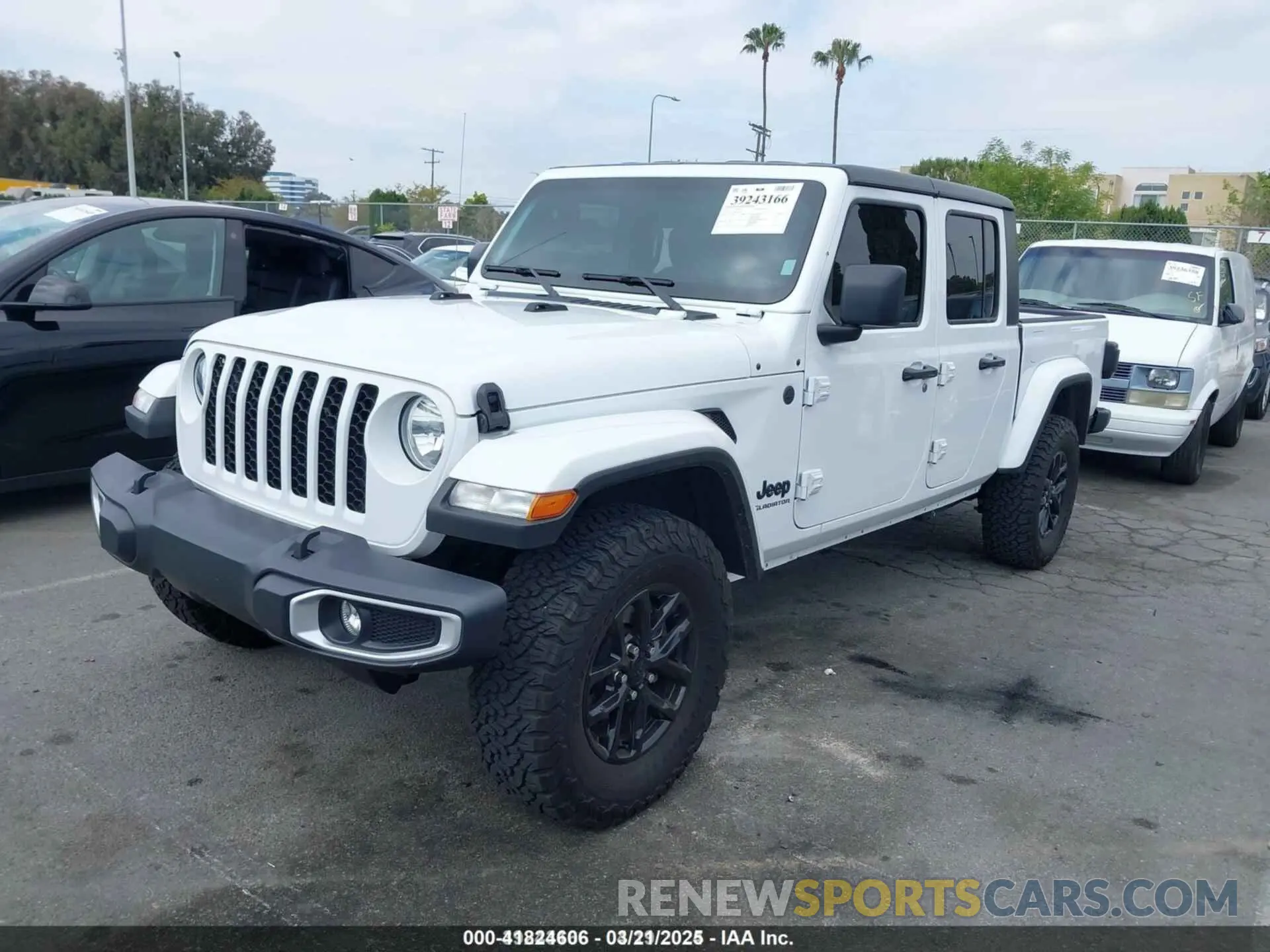 2 fotografías del automóvil dañado 1C6HJTAG8NL181214 JEEP GLADIATOR 2022