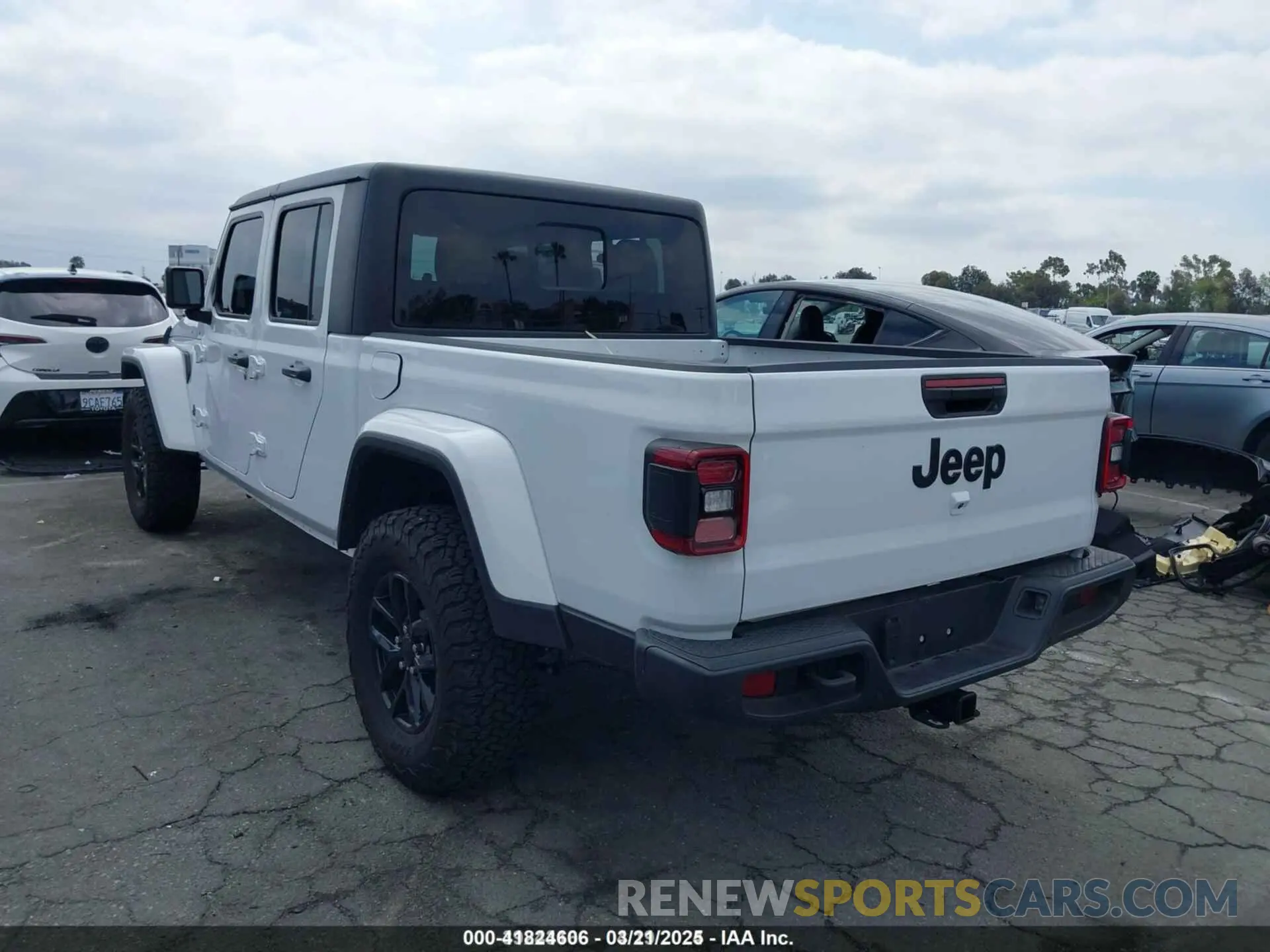 3 fotografías del automóvil dañado 1C6HJTAG8NL181214 JEEP GLADIATOR 2022