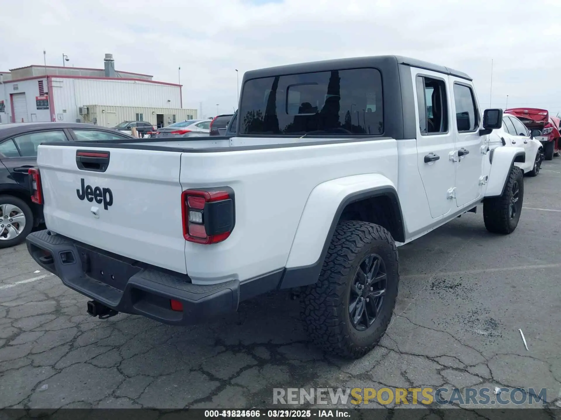 4 fotografías del automóvil dañado 1C6HJTAG8NL181214 JEEP GLADIATOR 2022