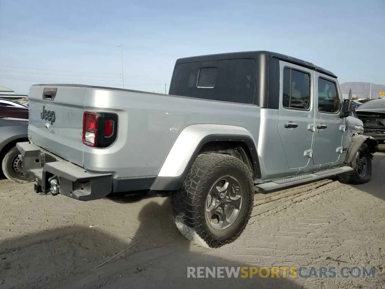 3 fotografías del automóvil dañado 1C6HJTAG9NL113410 JEEP GLADIATOR 2022