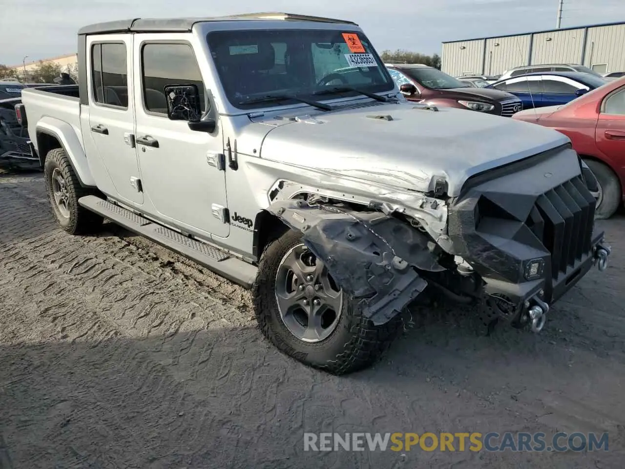 4 fotografías del automóvil dañado 1C6HJTAG9NL113410 JEEP GLADIATOR 2022