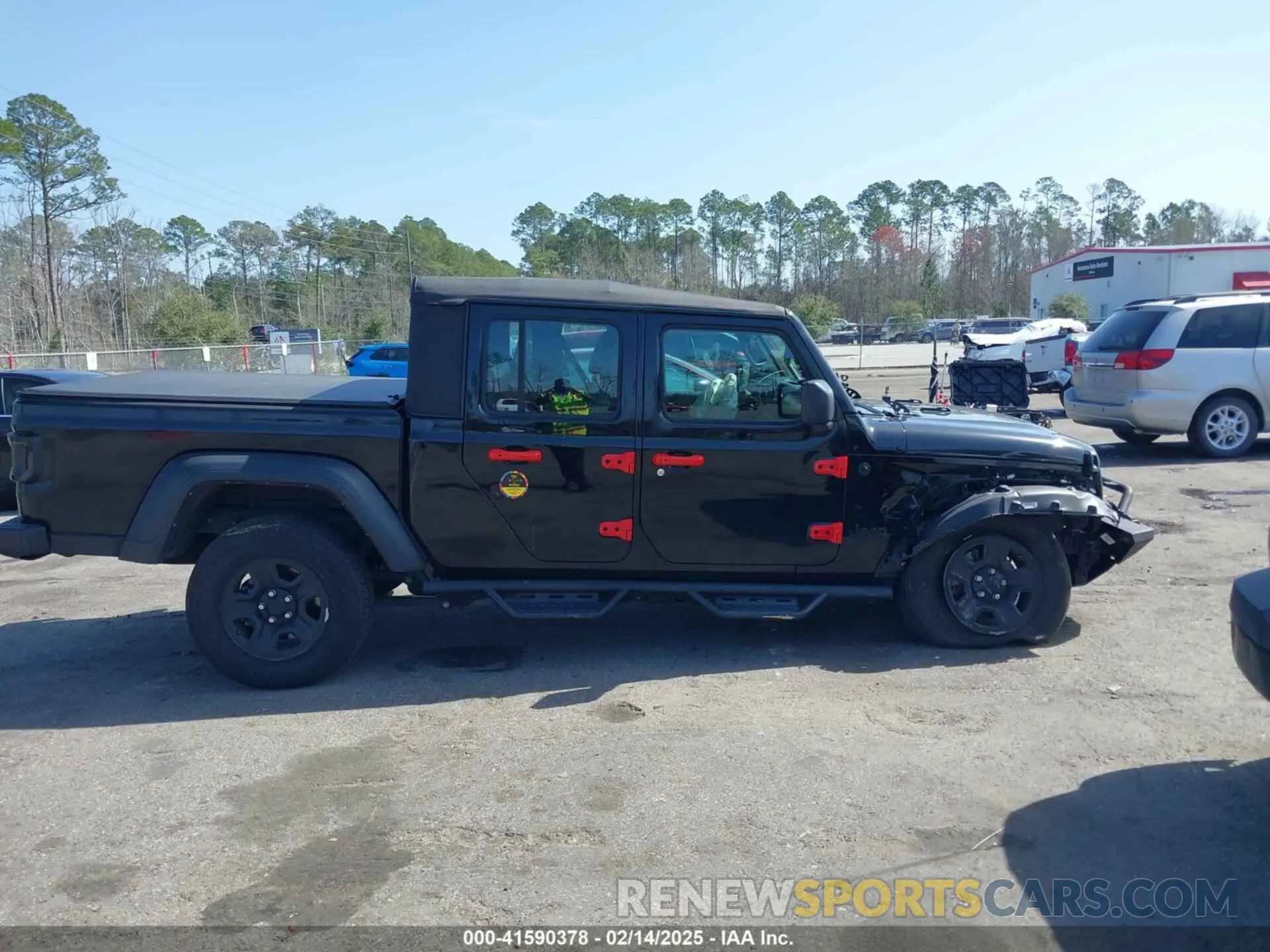 13 fotografías del automóvil dañado 1C6HJTAGXNL101704 JEEP GLADIATOR 2022