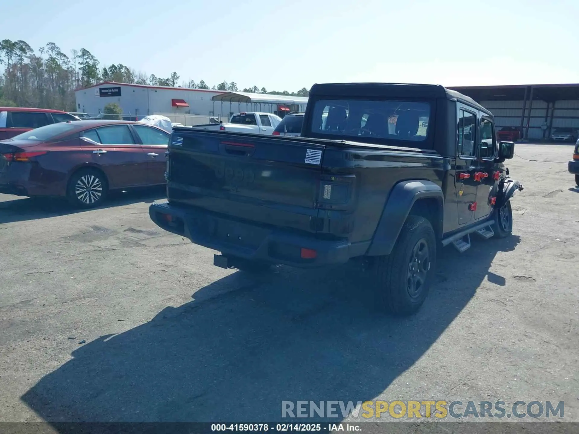 4 fotografías del automóvil dañado 1C6HJTAGXNL101704 JEEP GLADIATOR 2022