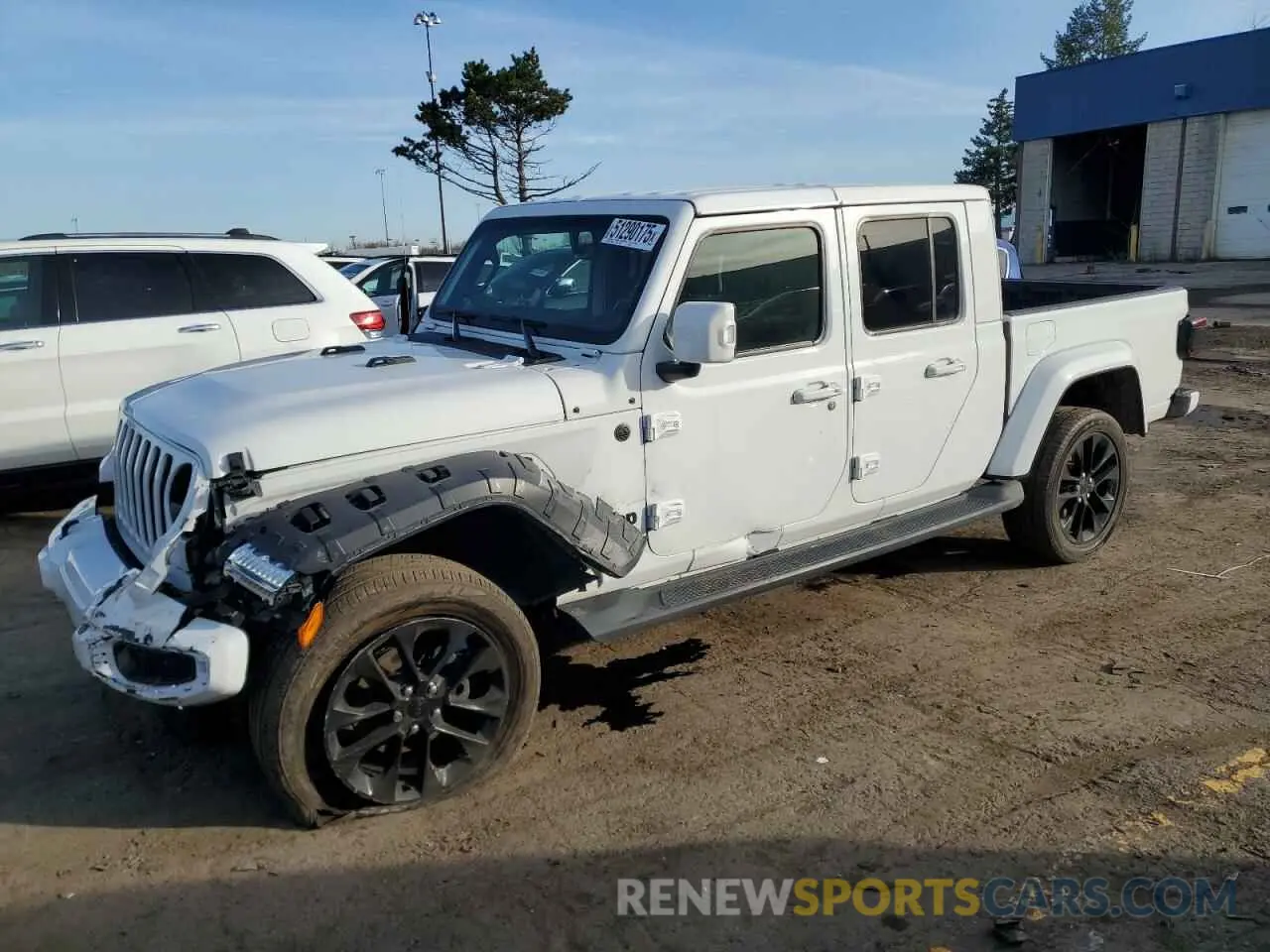 1 fotografías del automóvil dañado 1C6HJTFG4NL102310 JEEP GLADIATOR 2022