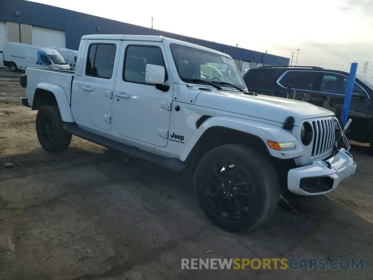 4 fotografías del automóvil dañado 1C6HJTFG4NL102310 JEEP GLADIATOR 2022
