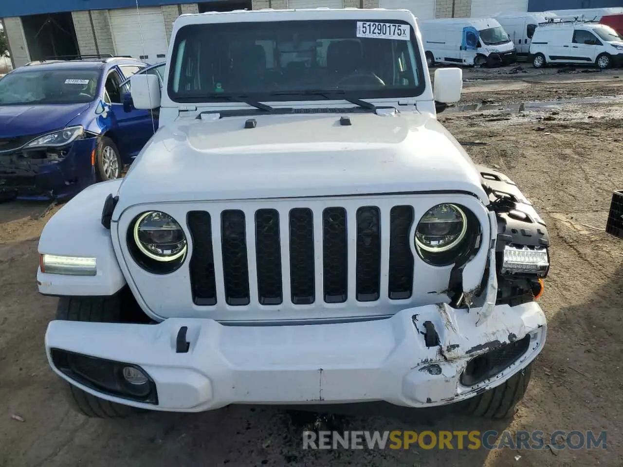 5 fotografías del automóvil dañado 1C6HJTFG4NL102310 JEEP GLADIATOR 2022
