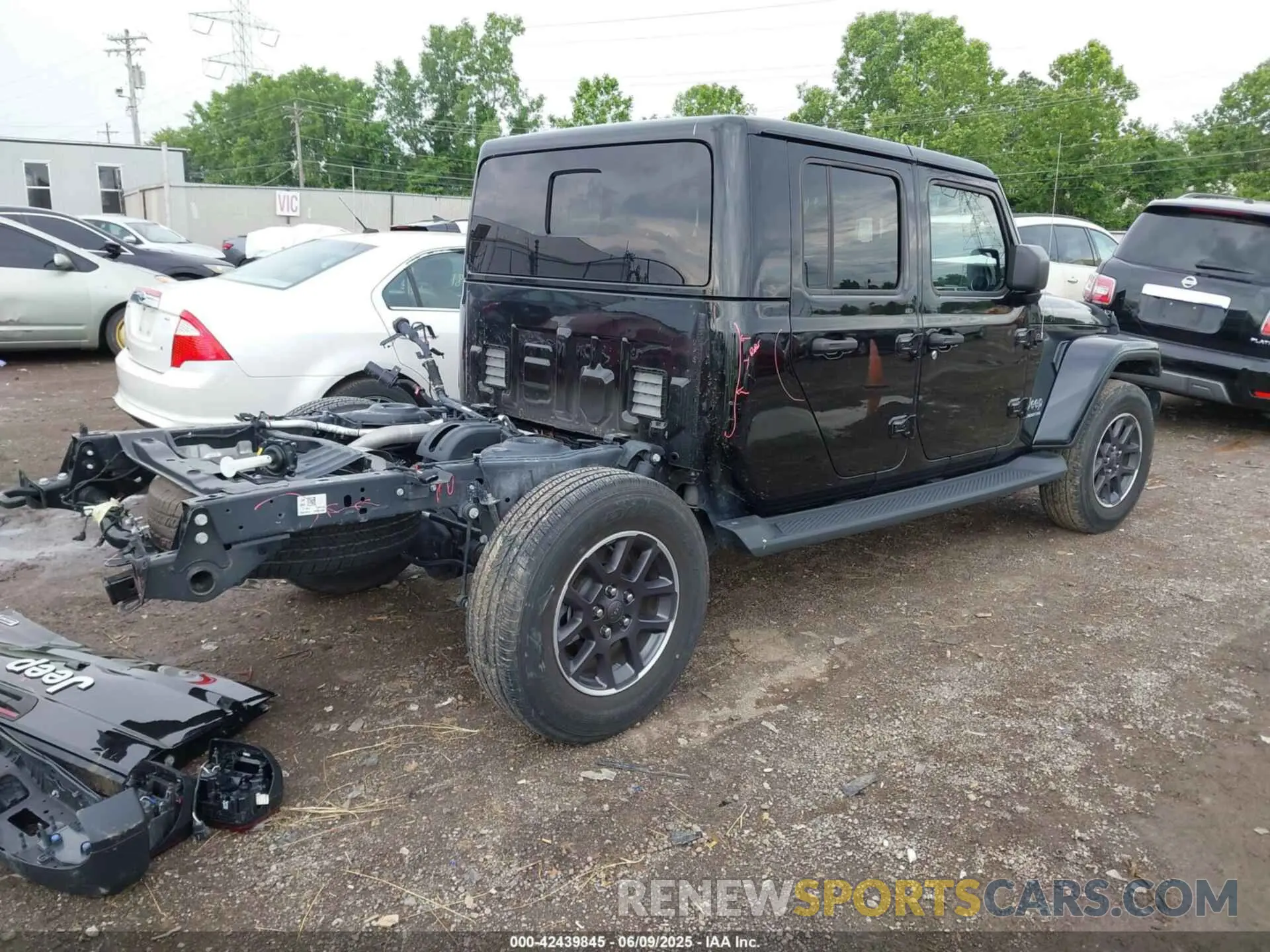 4 fotografías del automóvil dañado 1C6HJTFG8NL168519 JEEP GLADIATOR 2022