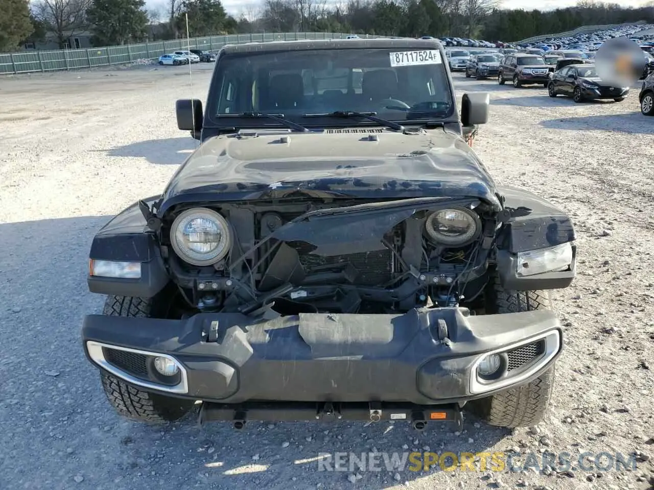 5 fotografías del automóvil dañado 1C6HJTFG9NL105056 JEEP GLADIATOR 2022
