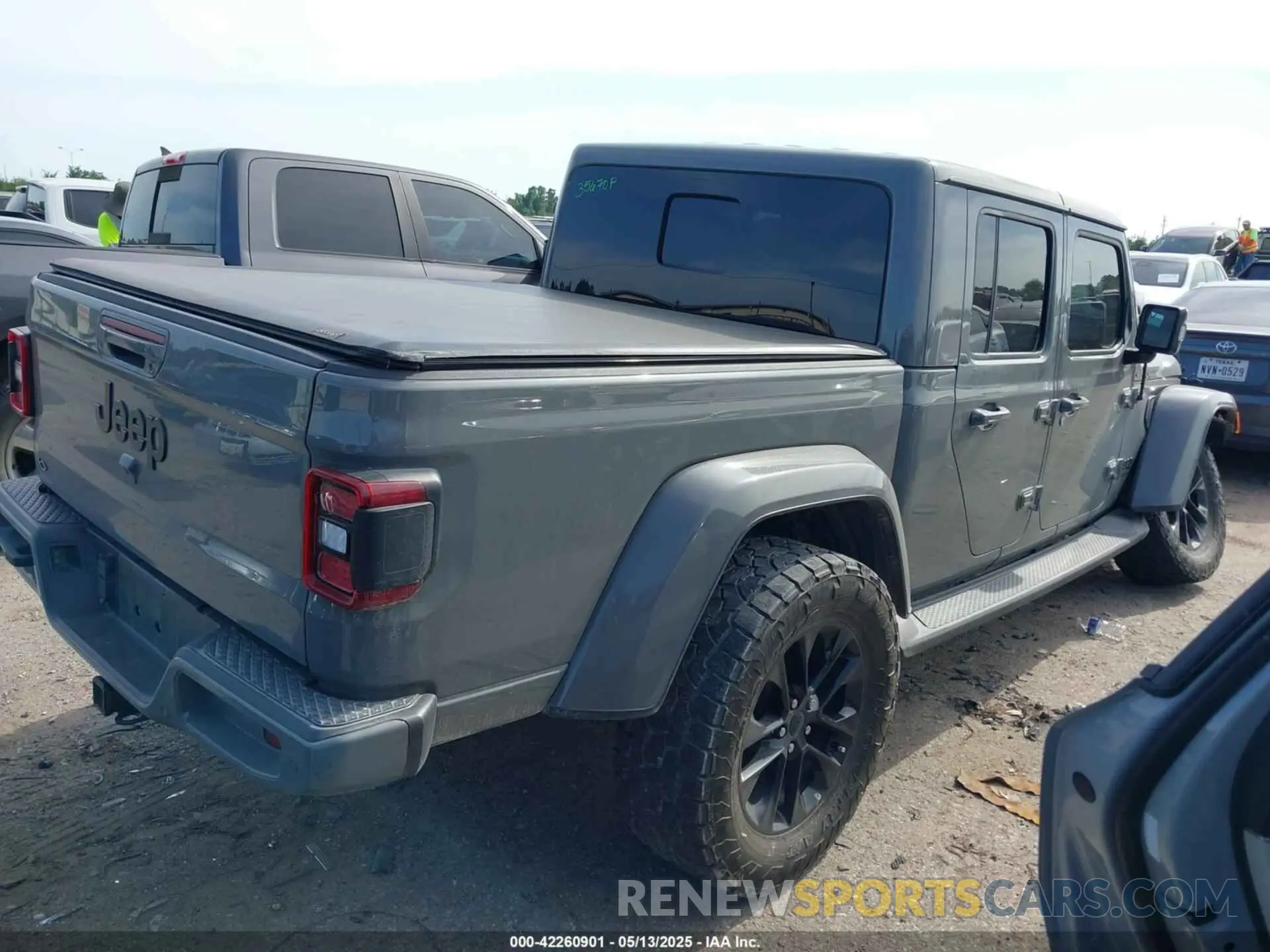 4 fotografías del automóvil dañado 1C6HJTFG9NL132354 JEEP GLADIATOR 2022