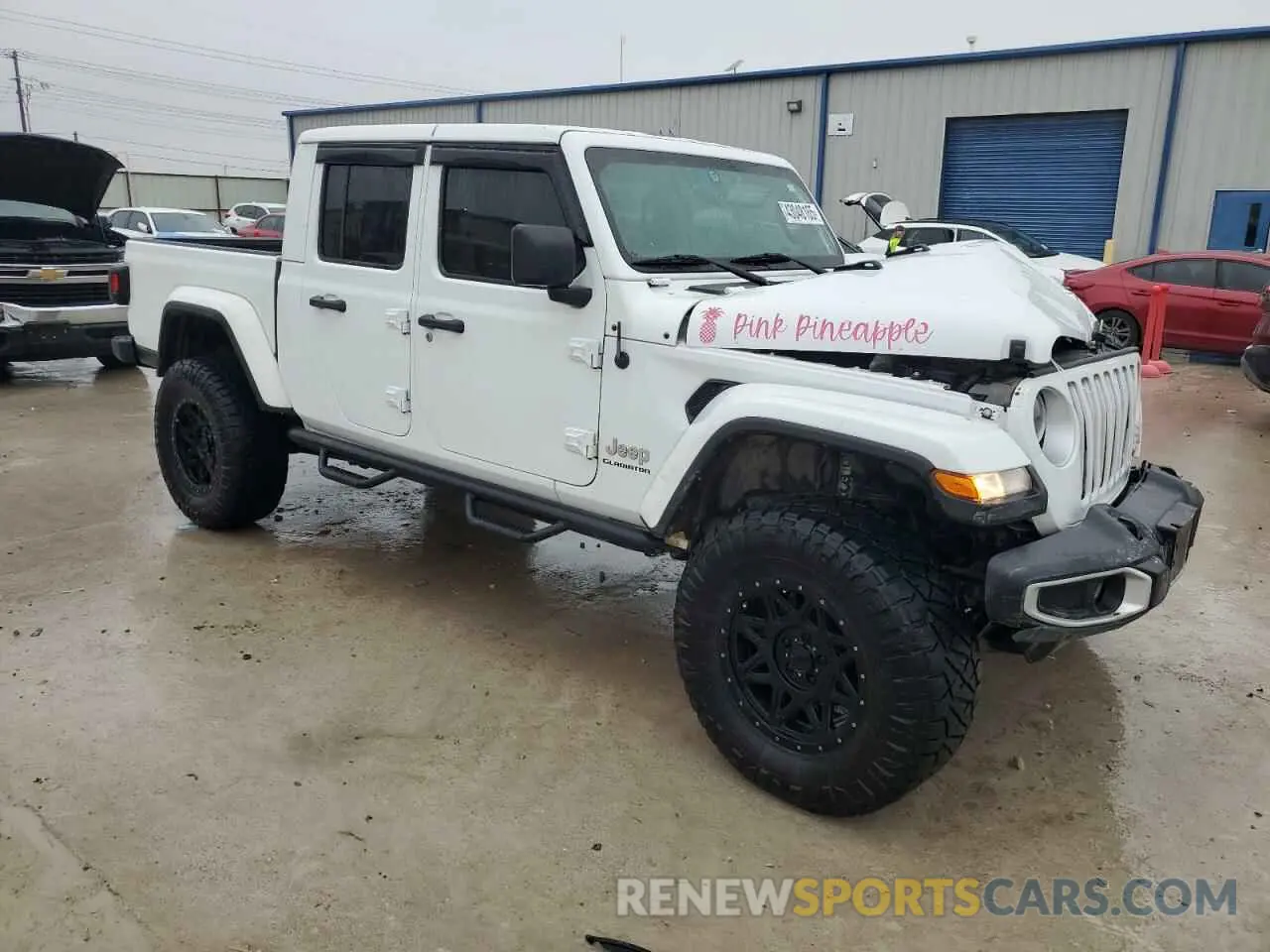 4 fotografías del automóvil dañado 1C6HJTFGXNL122464 JEEP GLADIATOR 2022