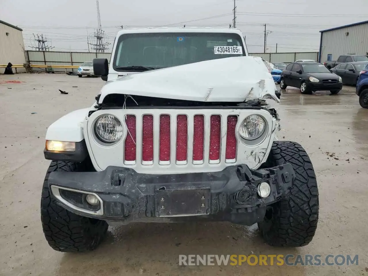 5 fotografías del automóvil dañado 1C6HJTFGXNL122464 JEEP GLADIATOR 2022