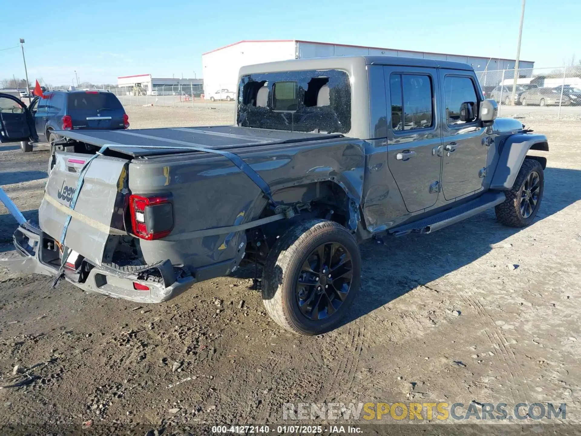 4 fotografías del automóvil dañado 1C6HJTFGXNL124571 JEEP GLADIATOR 2022