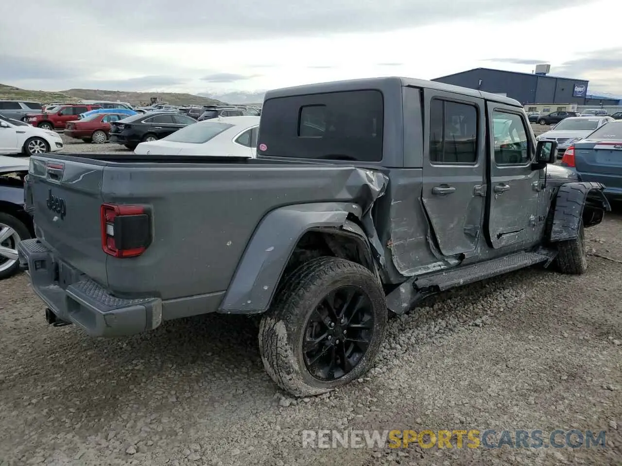 3 fotografías del automóvil dañado 1C6HJTFGXNL178677 JEEP GLADIATOR 2022