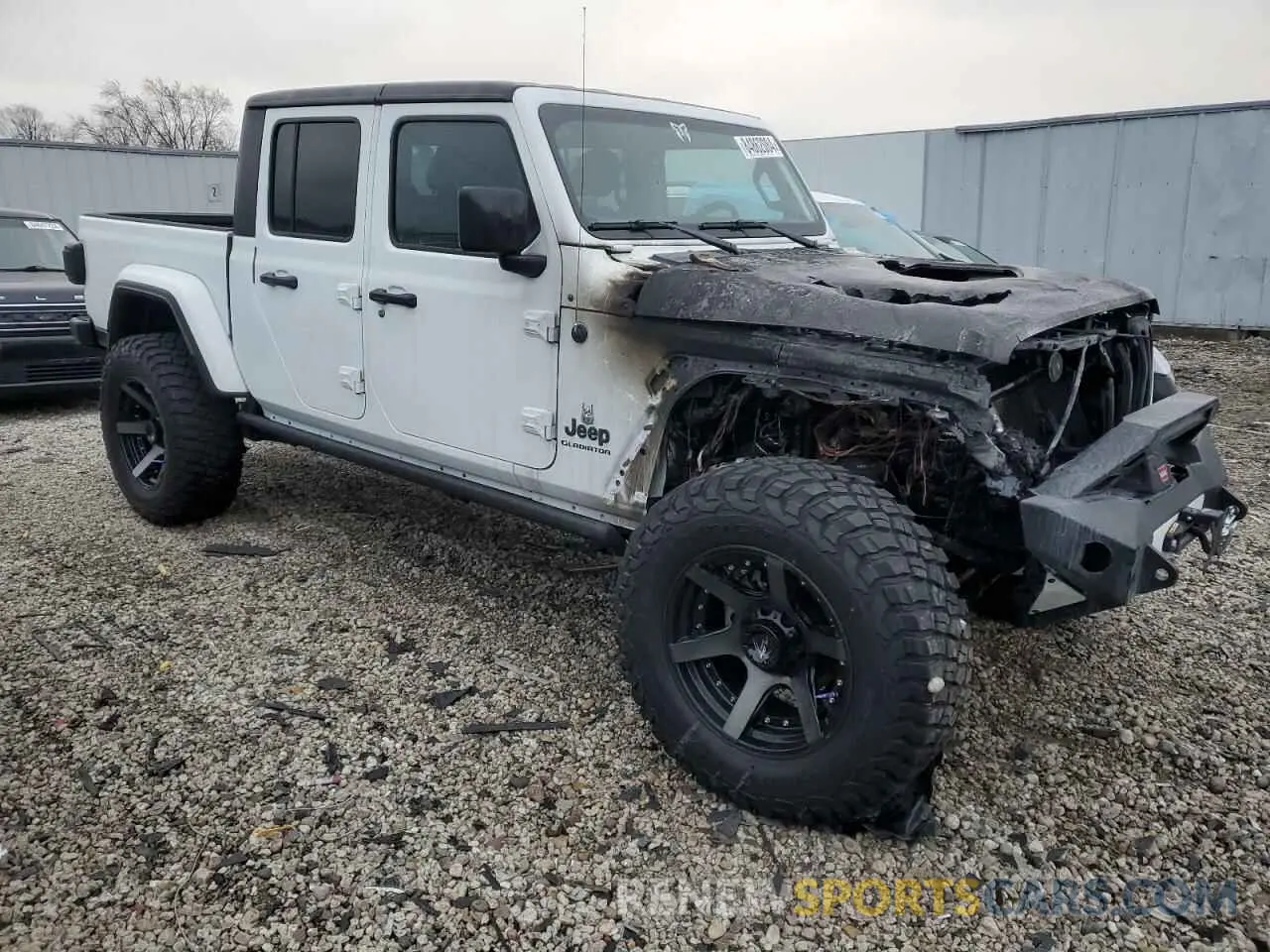 4 fotografías del automóvil dañado 1C6JJTAG1NL148203 JEEP GLADIATOR 2022