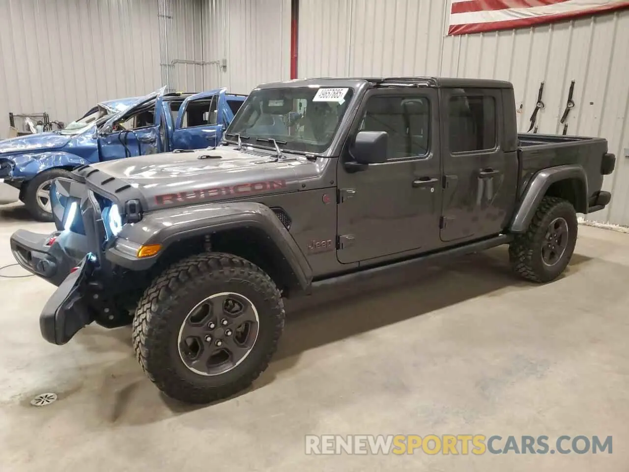 1 fotografías del automóvil dañado 1C6JJTBG0NL124456 JEEP GLADIATOR 2022