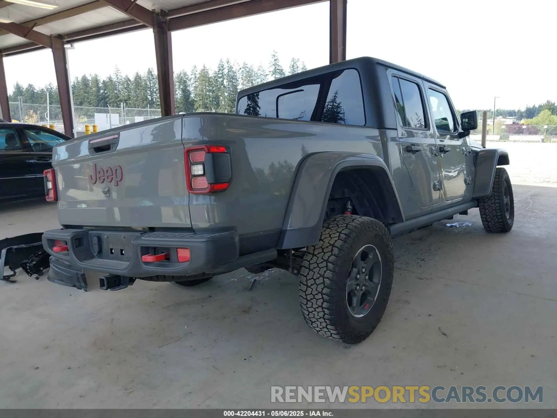 4 fotografías del automóvil dañado 1C6JJTBG6NL166081 JEEP GLADIATOR 2022
