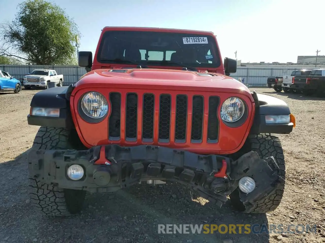 5 fotografías del automóvil dañado 1C6JJTBG8NL132398 JEEP GLADIATOR 2022