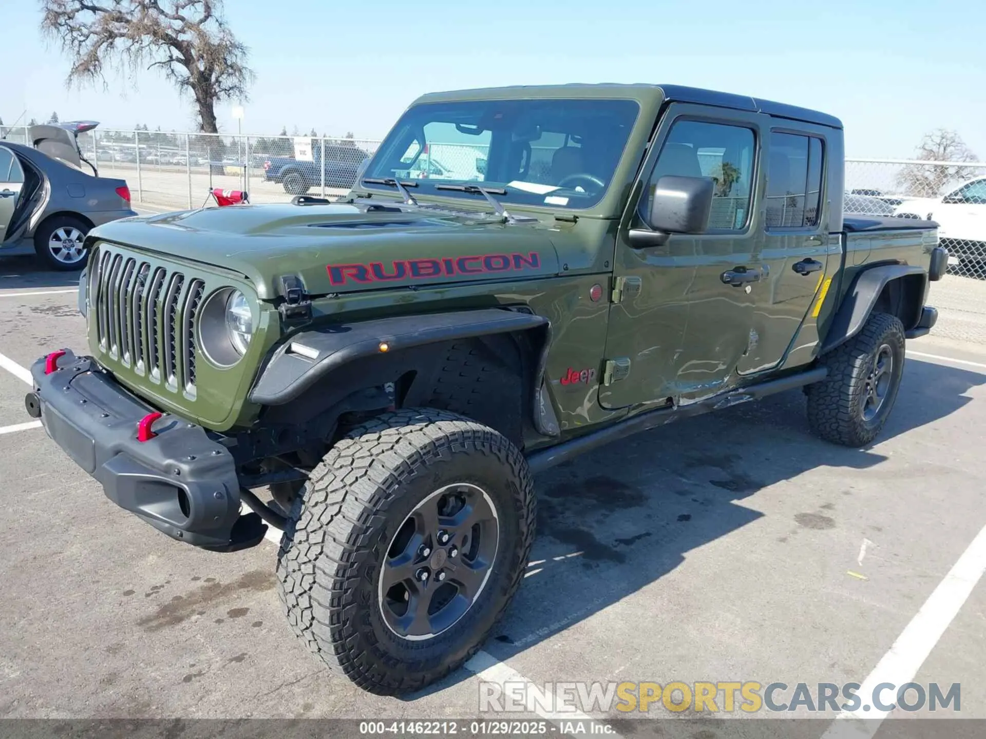 2 fotografías del automóvil dañado 1C6JJTBM3NL182454 JEEP GLADIATOR 2022
