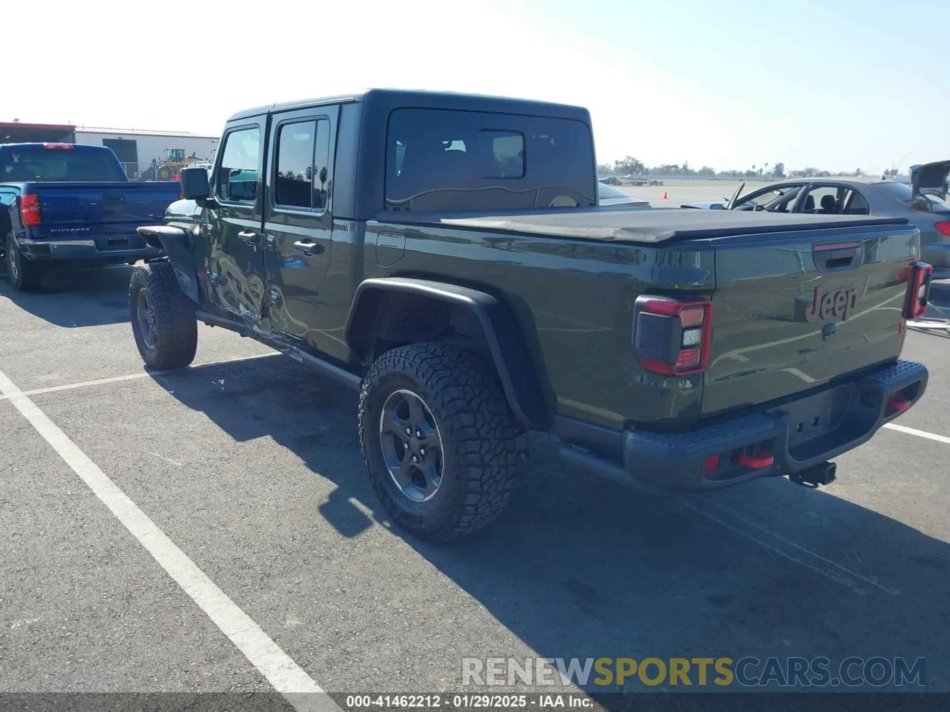 3 fotografías del automóvil dañado 1C6JJTBM3NL182454 JEEP GLADIATOR 2022