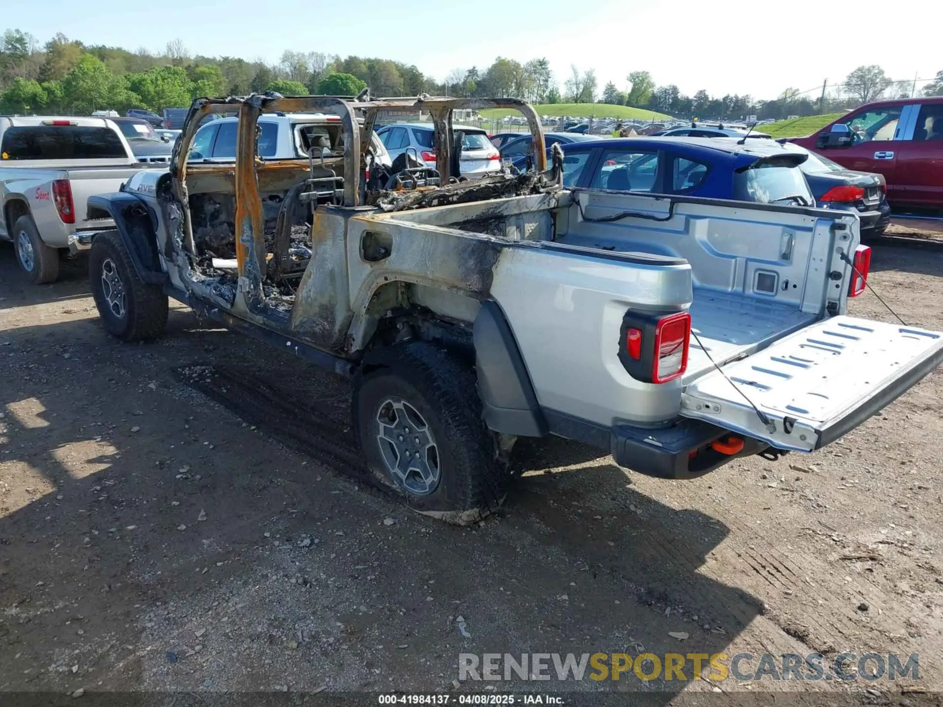 3 fotografías del automóvil dañado 1C6JJTEG0NL118085 JEEP GLADIATOR 2022