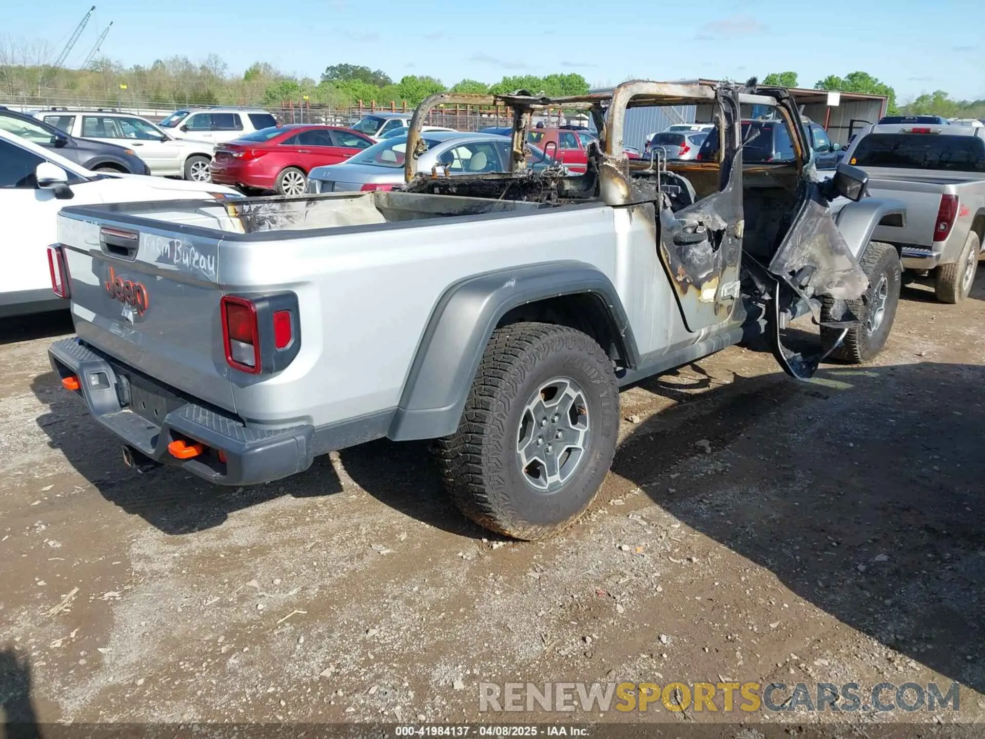 4 fotografías del automóvil dañado 1C6JJTEG0NL118085 JEEP GLADIATOR 2022