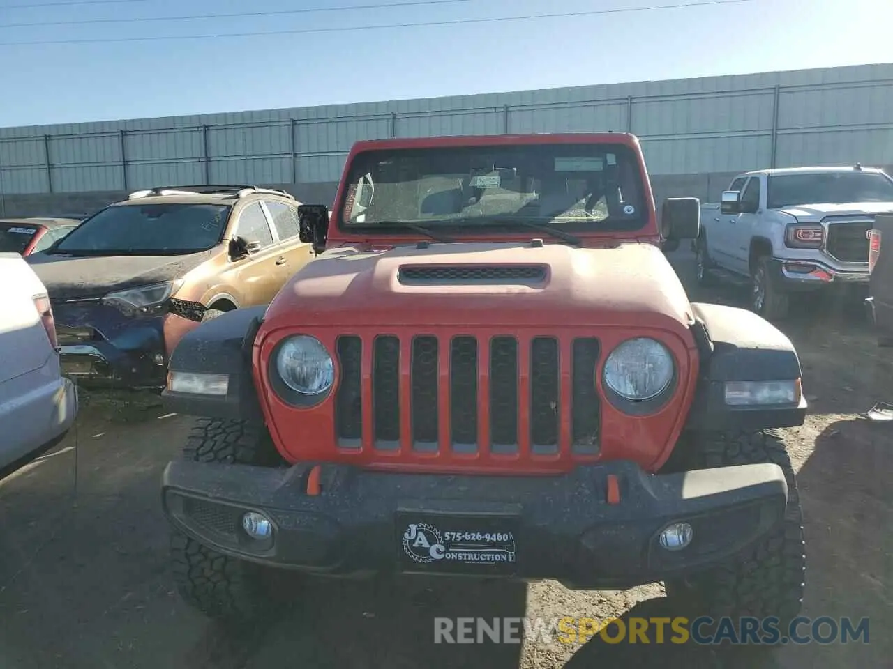 5 fotografías del automóvil dañado 1C6JJTEG3NL118209 JEEP GLADIATOR 2022