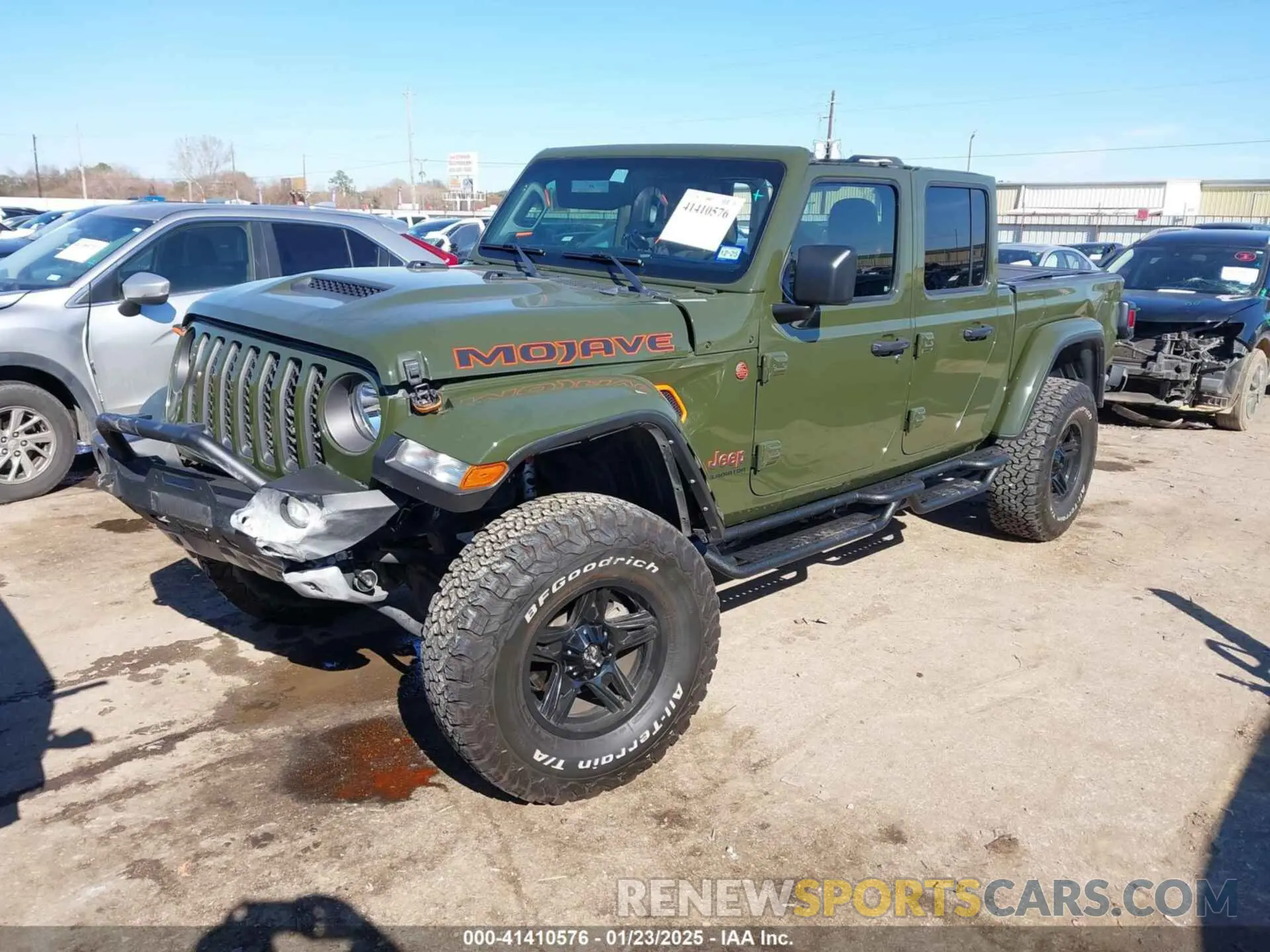 2 fotografías del automóvil dañado 1C6JJTEG5NL110886 JEEP GLADIATOR 2022
