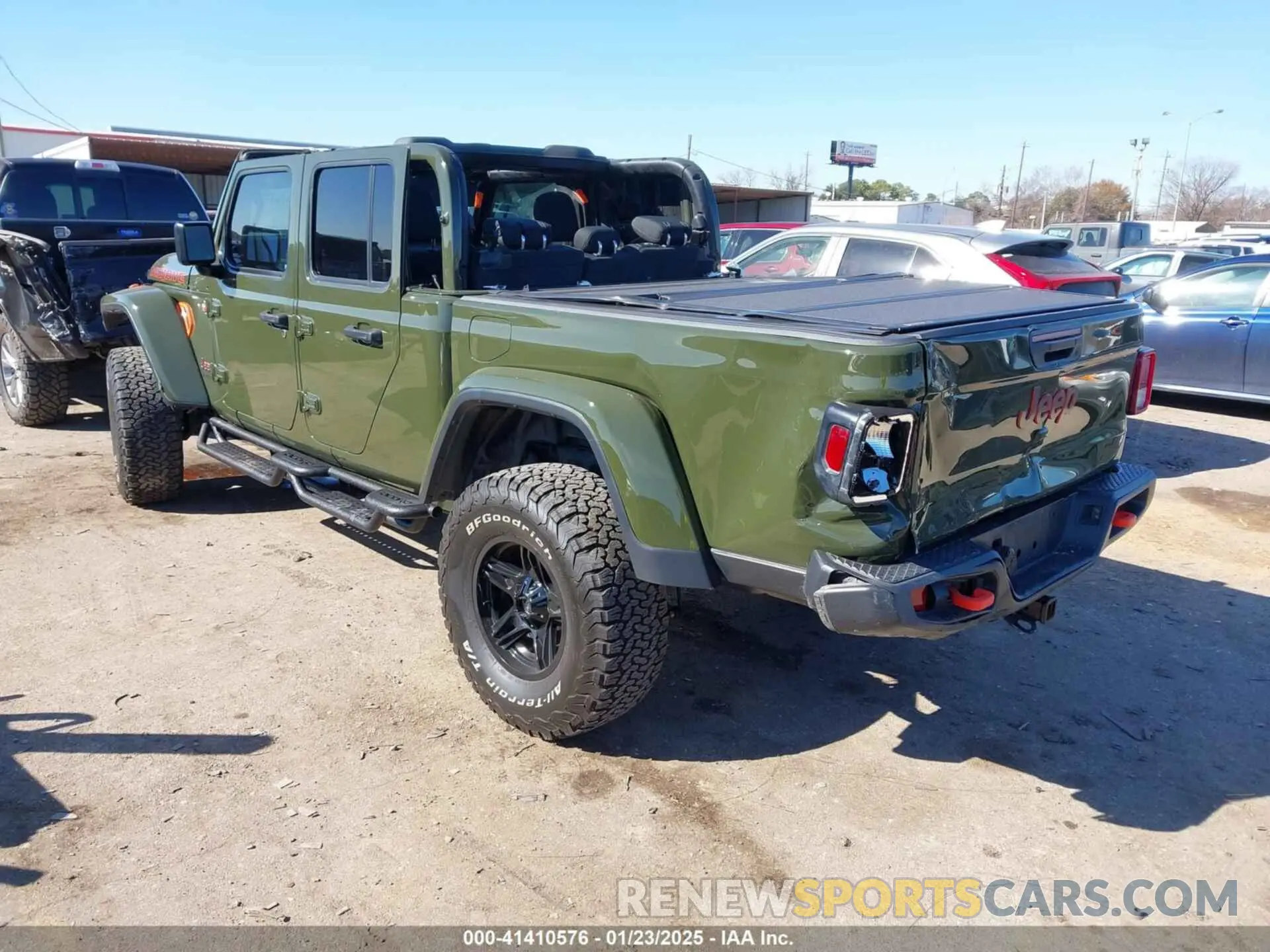 3 fotografías del automóvil dañado 1C6JJTEG5NL110886 JEEP GLADIATOR 2022