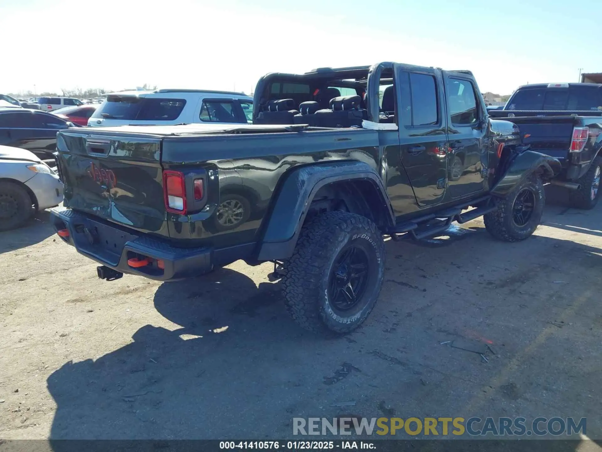 4 fotografías del automóvil dañado 1C6JJTEG5NL110886 JEEP GLADIATOR 2022