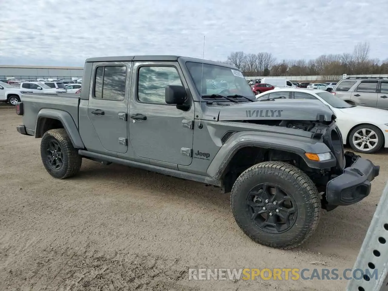 4 fotografías del automóvil dañado 1C6HJTAG0PL507803 JEEP GLADIATOR 2023