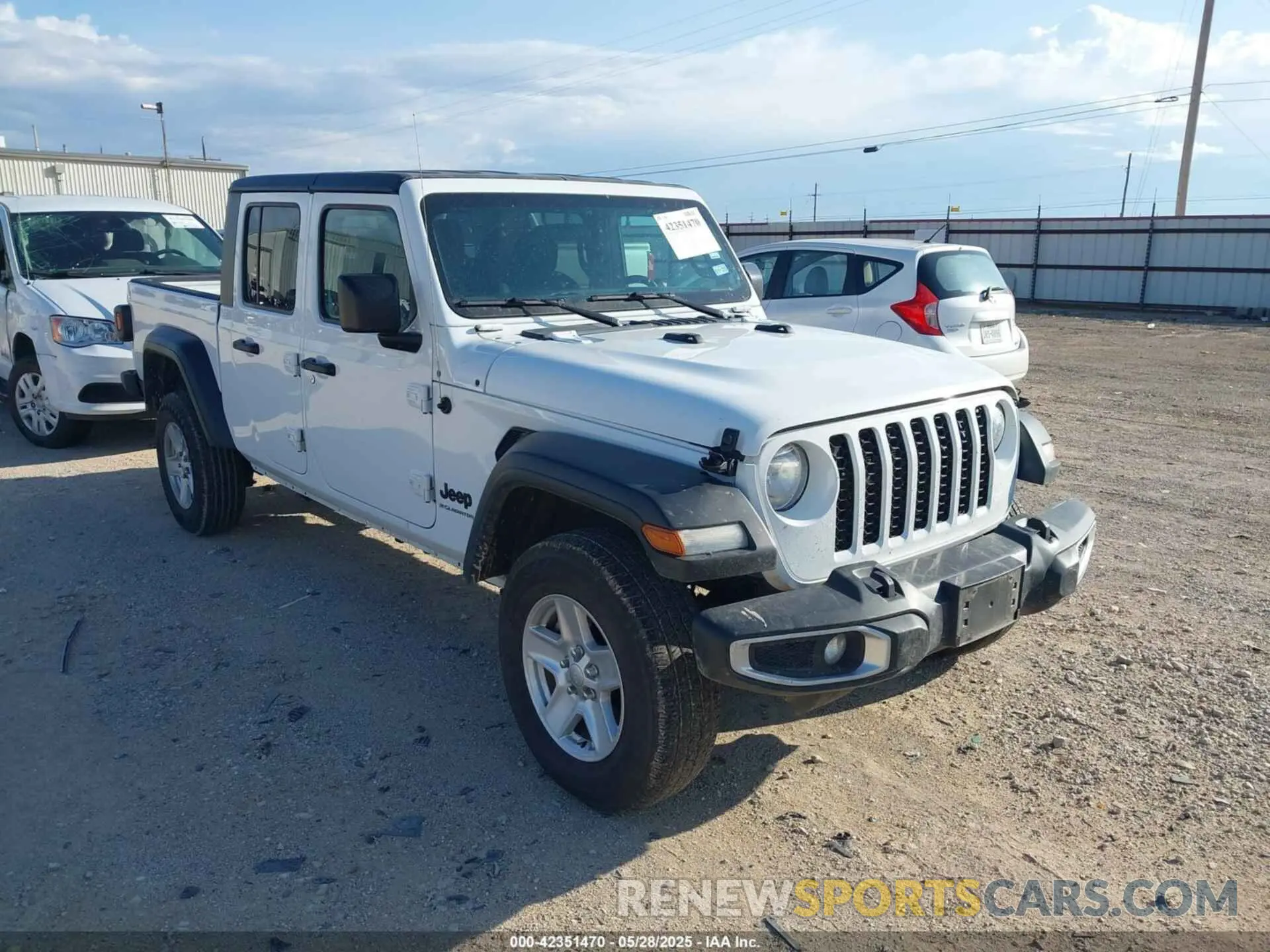 1 fotografías del automóvil dañado 1C6HJTAG0PL533933 JEEP GLADIATOR 2023