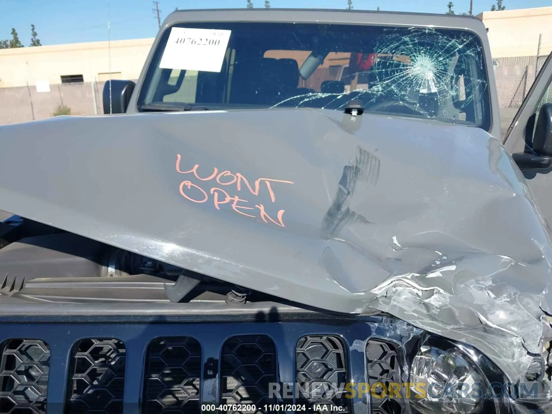 10 fotografías del automóvil dañado 1C6HJTAG0PL561098 JEEP GLADIATOR 2023