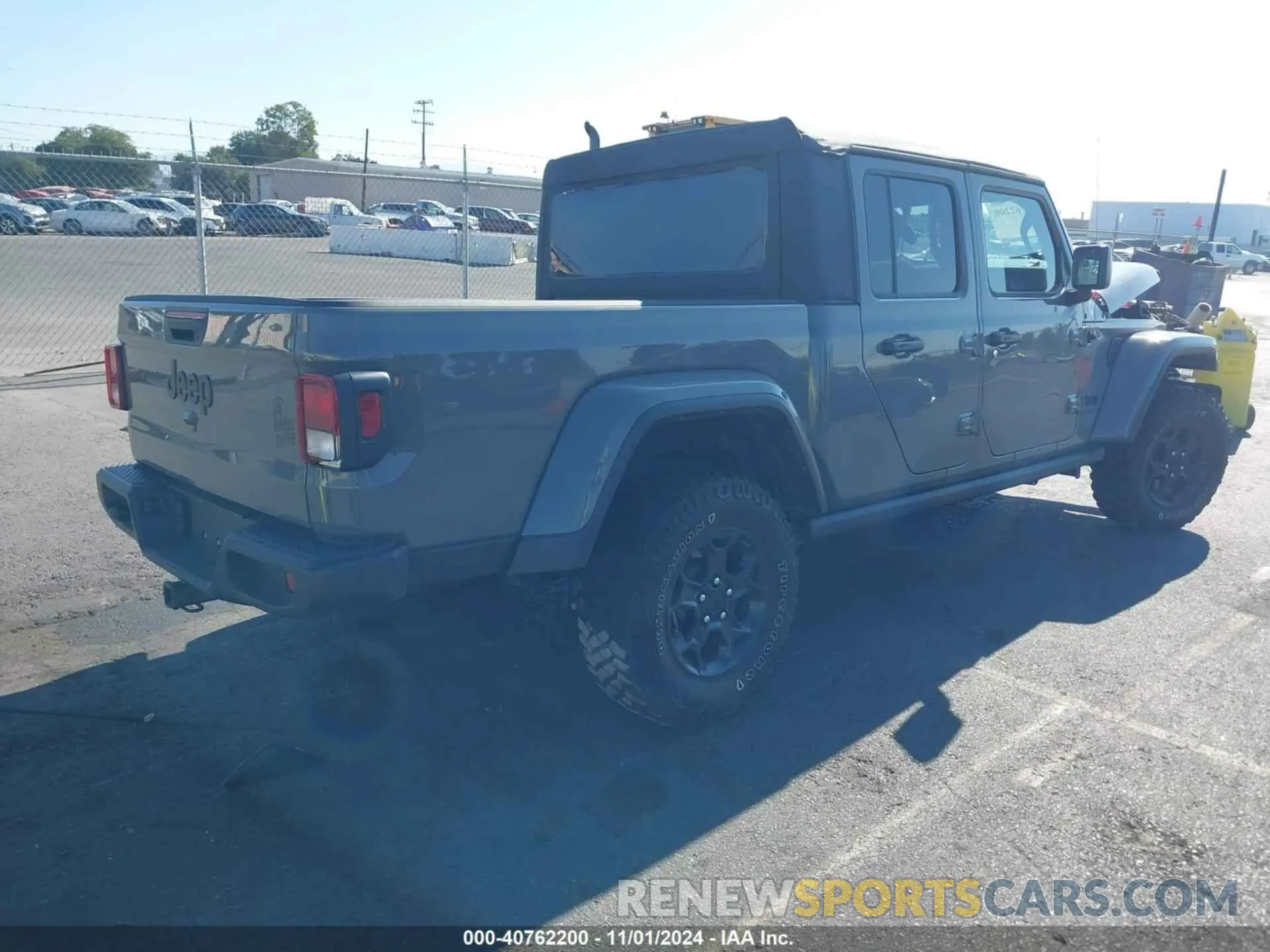 4 fotografías del automóvil dañado 1C6HJTAG0PL561098 JEEP GLADIATOR 2023