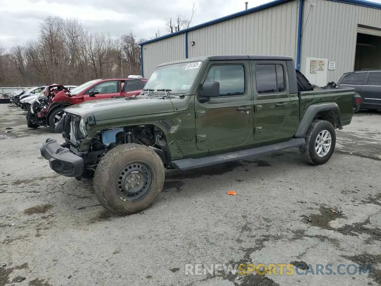 1 fotografías del automóvil dañado 1C6HJTAG0PL590097 JEEP GLADIATOR 2023