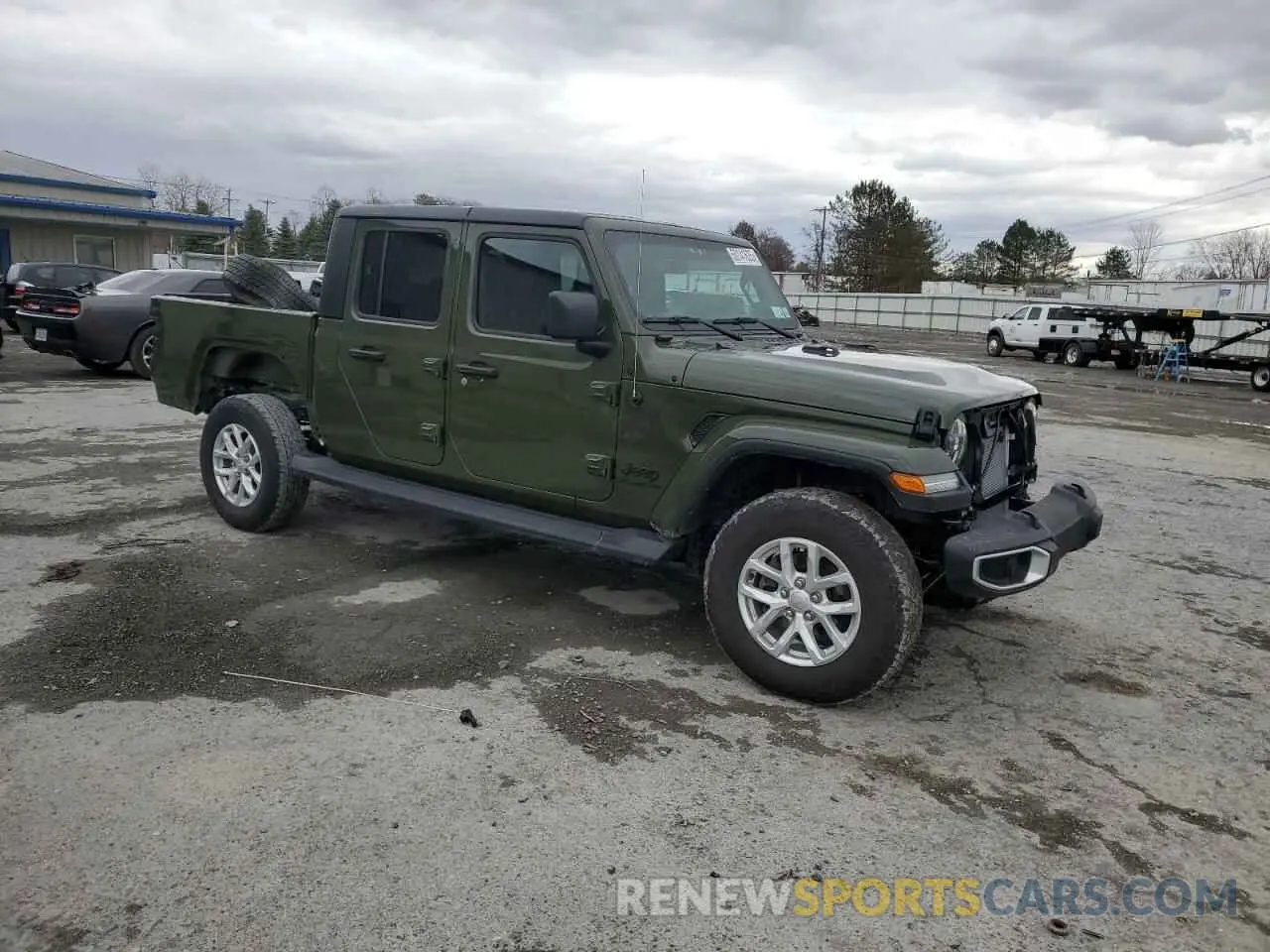 4 fotografías del automóvil dañado 1C6HJTAG0PL590097 JEEP GLADIATOR 2023