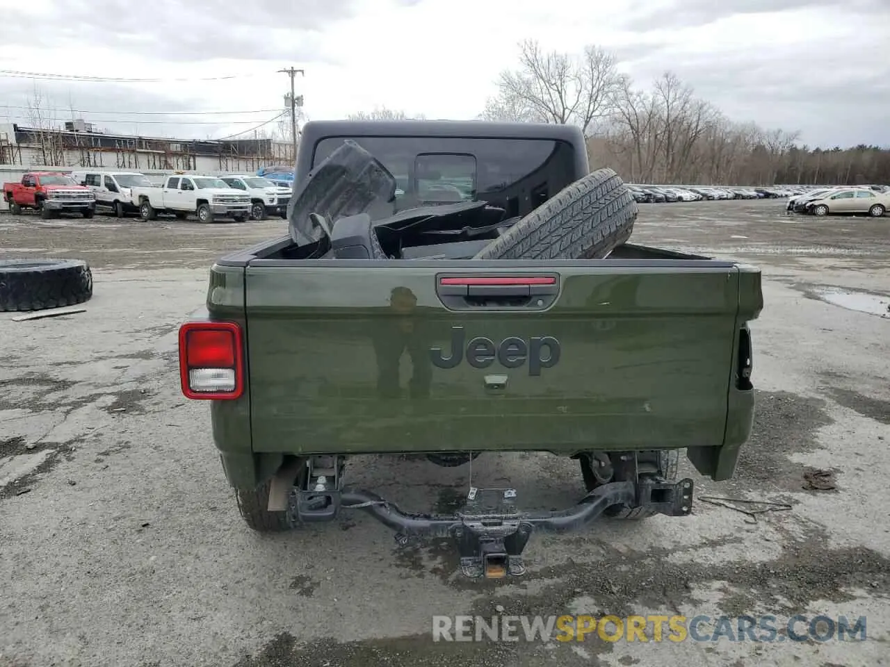 6 fotografías del automóvil dañado 1C6HJTAG0PL590097 JEEP GLADIATOR 2023