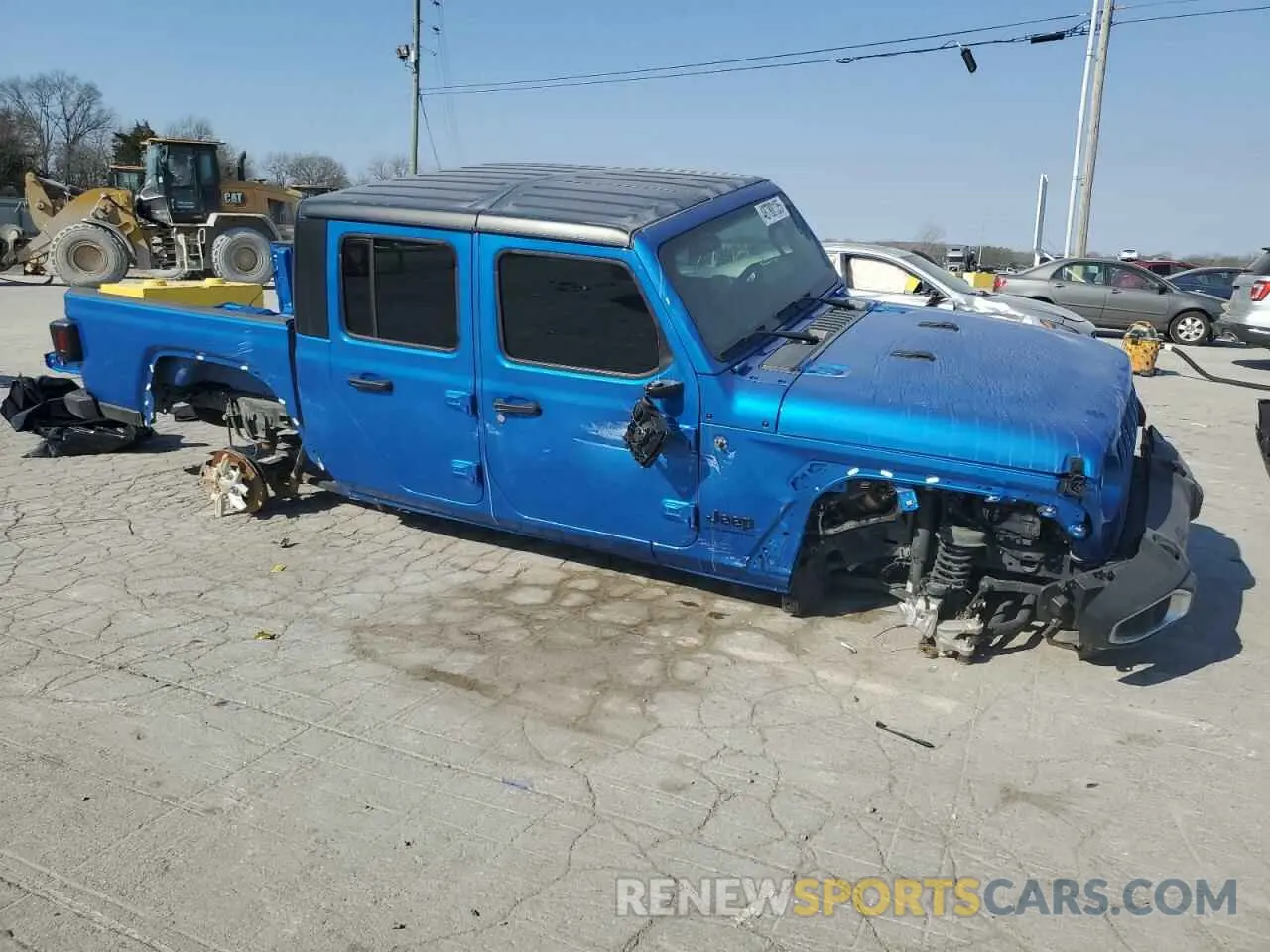 4 fotografías del automóvil dañado 1C6HJTAG1PL554287 JEEP GLADIATOR 2023